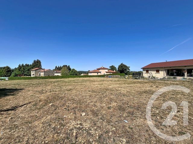 terrain à vendre - 1243.0 m2 - GRAZAC - 43 - AUVERGNE - Century 21 Agence Des Sucs
