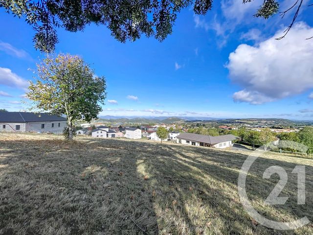 terrain à vendre - 859.0 m2 - YSSINGEAUX - 43 - AUVERGNE - Century 21 Agence Des Sucs