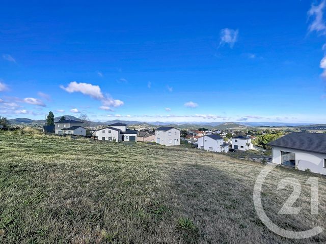 terrain à vendre - 859.0 m2 - YSSINGEAUX - 43 - AUVERGNE - Century 21 Agence Des Sucs